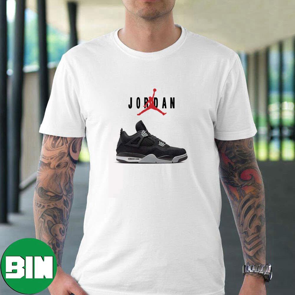 BUY Air Jordan 4 Black Canvas