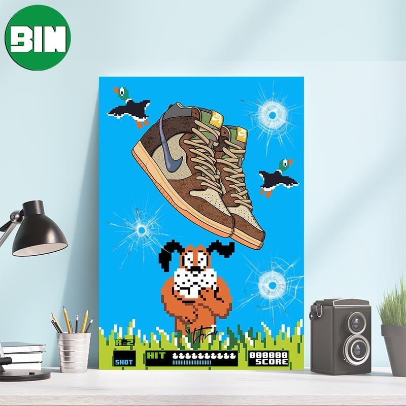 Nike SB Dunk High Concepts Turdunken Sneaker Poster-Canvas - Binteez