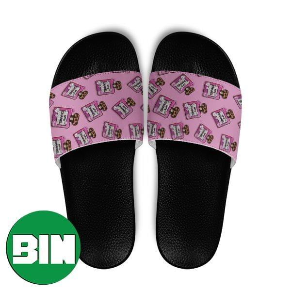 Funny Ted x Louis Vuitton Logo Summer Slide Sandals - Binteez