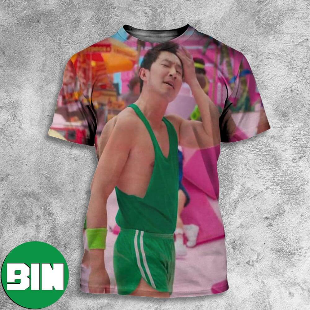 Funny Simu Liu as Ken In Barbie Free The Nipple All Over Print Shirt -  Binteez