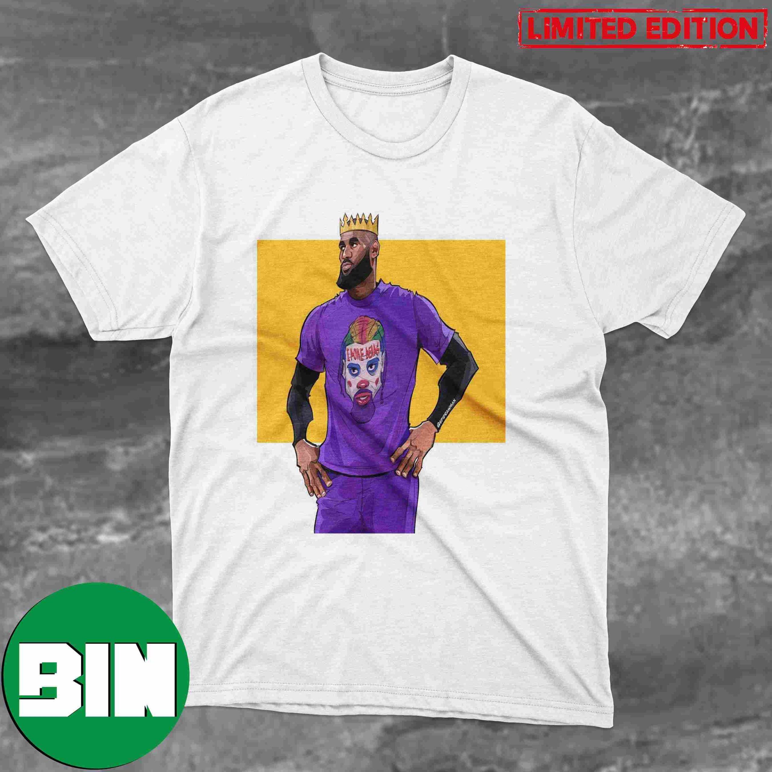 LeBron King James - Los Angeles Lakers NBA Champion Unique T-Shirt - Binteez