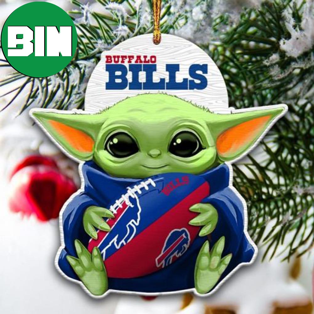 Buffalo Bills Christmas Baby Yoda Star Wars Funny Happy NFL Ceramic Mug  11oz