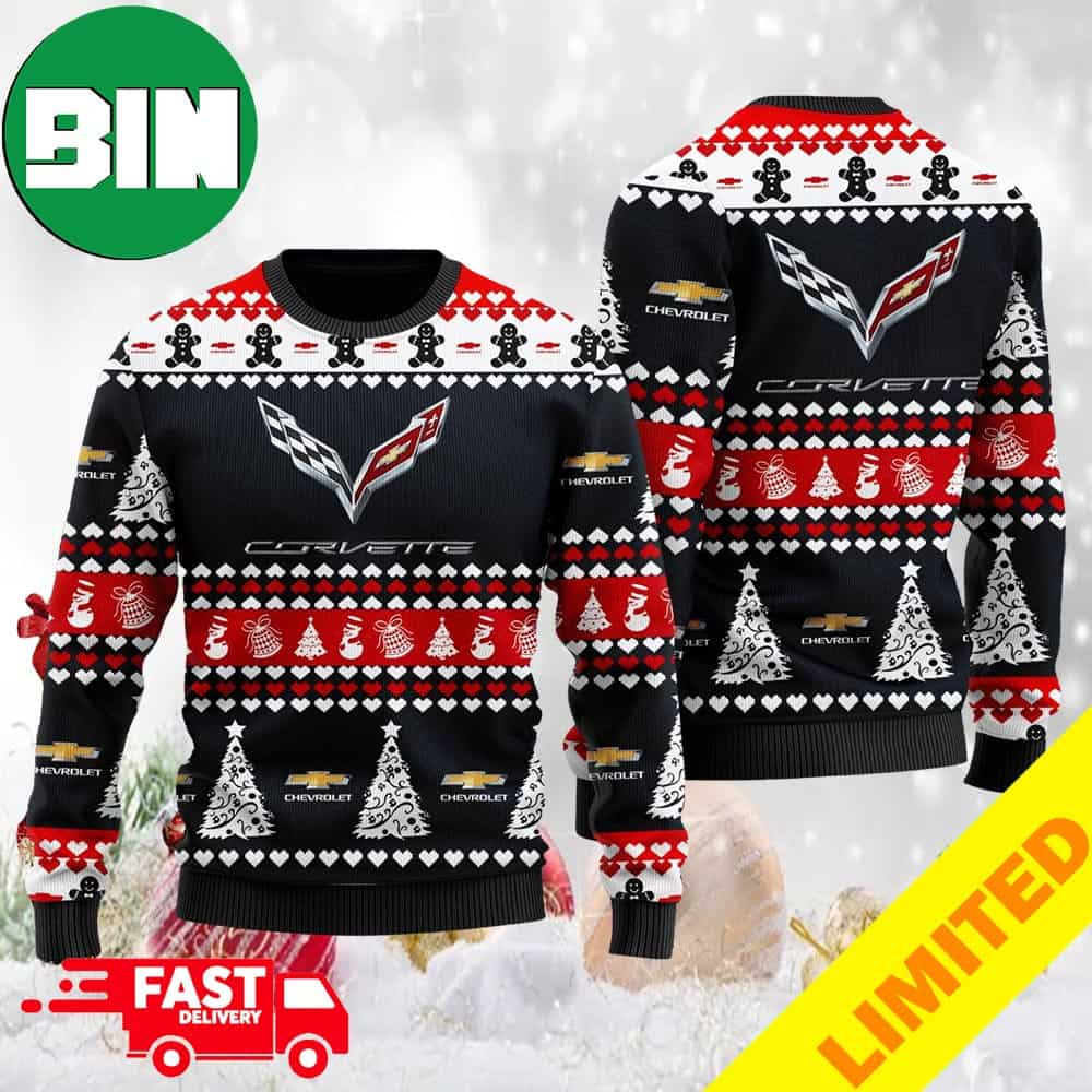 Corvette ugly christmas sweater sale