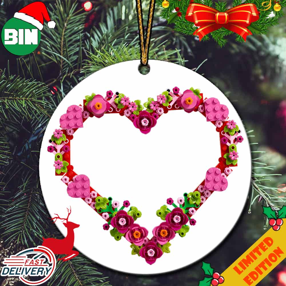 Official Lego Heart Ornament Christmas 2023 Tree Decorations - Binteez