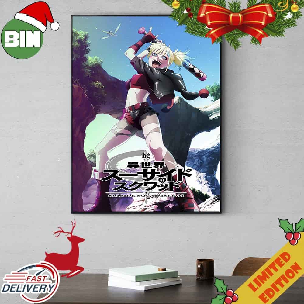 New DC Comics Anime Series Suicide Squad Isekai Poster - Allsoymade