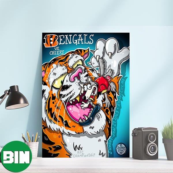 Cincinnati Bengals vs Kansas City Chiefs NFL Matchup Hungry For More Canvas-Poster