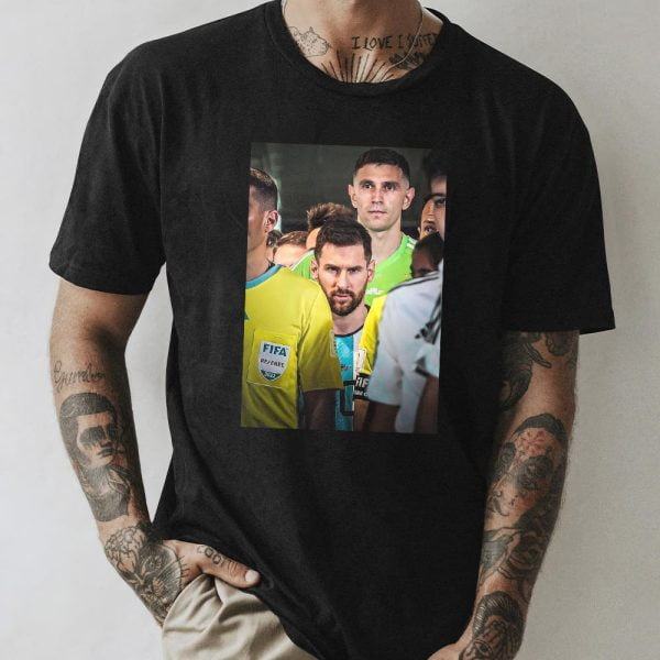 FIFA World Cup Qatar 2022 Argentina Team Lionel Messi Premium T-Shirt