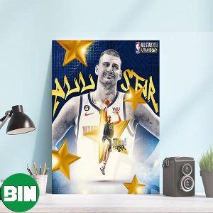 Five-time NBA All Star Congrats Nikola Jokic Denver Nuggets Home Decorations Poster-Canvas