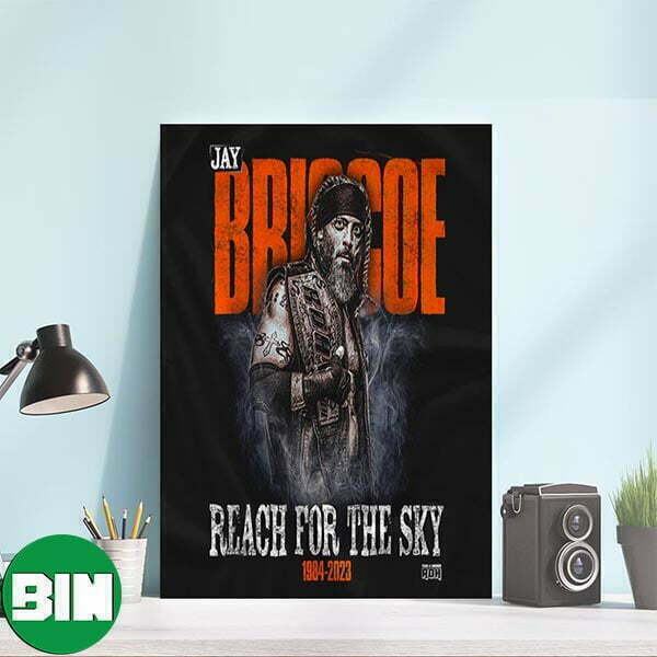 Jay Briscoe – Reach for the Sky Proceeds Go To Benefit The Pugh Family Home Decorations Poster-Canvas