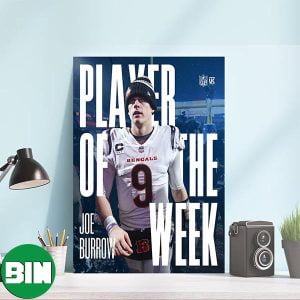 Joe Burrow Leading The Cincinnati Bengals Back To AFC Championship – Player Of The Week Canvas-Poster