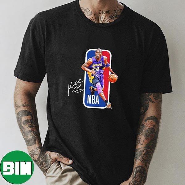 Kobe Bryant Los Angeles Lakers Should Be The NBA Logo Signature Fashion T-Shirt
