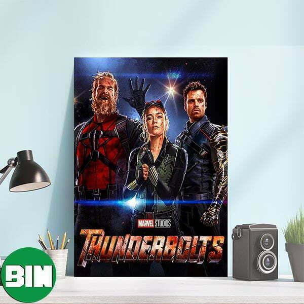 Marvel Studios Thunderbolts Yelena Belova x Red Guardians x Winter Soldier Home Decorations Poster-Canvas