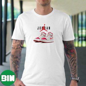 Official Images Air Jordan 1 Zoom CMFT 2 Valentine Day Fashion T-Shirt