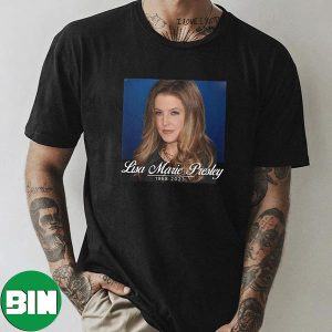 Rest In Peace Lisa Marie Presley The Daughter Of Elvis Presley RIP 1968 – 2023 Premium T-Shirt