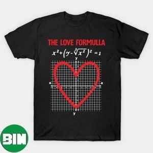The Love Formula Happy Valentine’s Day Unique T-Shirt