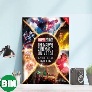 The Official Cover For Marvel Studios New MCU Timeline Home Decorations Poster-Canvas