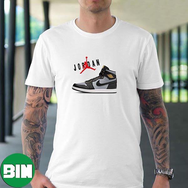 Air Jordan 1 High 85 Wolf Grey Fashion T-Shirt