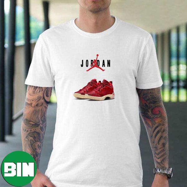 Air Jordan 37 Low Team Red Official Images Fashion T-Shirt