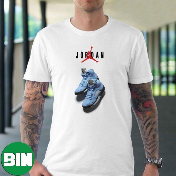Air Jordan 5 University Blue Premium T-Shirt