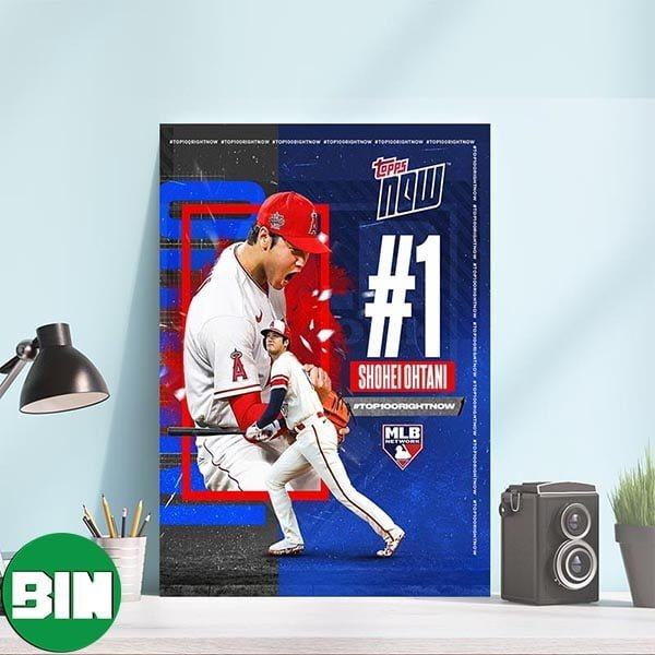 Back-to-back Los Angeles Angels Two-way Superstar Shohei Ohtani Takes The Top Spot Canvas-Poster
