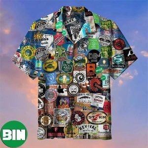 Beers of New England Hawaiian Shirt