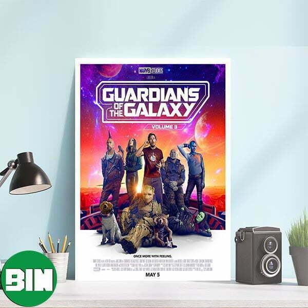 Brand-new Poster For Marvel Studios Guardians Of The Galaxy Volume 3 Decorations Poster-Canvas