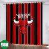 Michael Jordan Chicago Bulls NBA Window Curtains