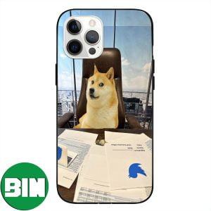 Doge Coin Is New CEO Of Twitter Shiba Inu Good Bye Elon Musk Phone Case