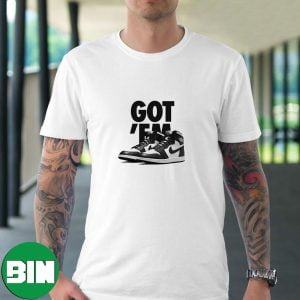 Got Em Air Jordan 1 85 Black And White Sneaker T-Shirt