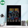 See Guns N Roses Live At Wrigley Field This Summer Chicago Cubs North America 2023 August 24 Poster-Canvas