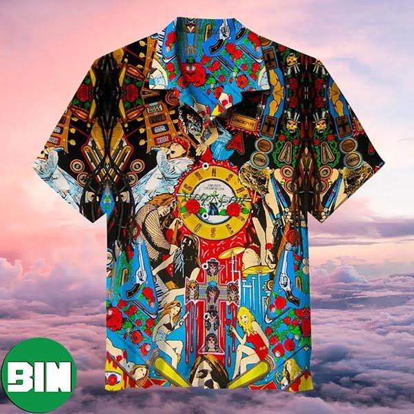 Guns N' Roses Vintage Summer Hawaiian Shirt