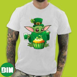 Irish Lucky Baby Yoda Star Wars x St Patrick’s Day T-Shirt