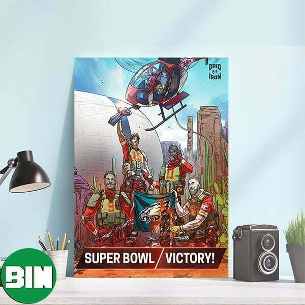 Kansas City Chiefs Are Super Bowl LVII 2023 Champions Decorations Poster-Canvas
