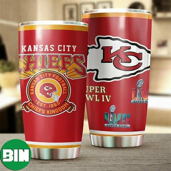 Kansas City Chiefs Football Celebrate The Third Super Bowl Champions Red Fan Gifts Stainless Steel Tumbler