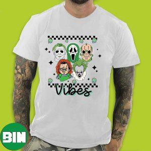 Lucky Vibes Horror Movie St Patrick’s Day T-Shirt
