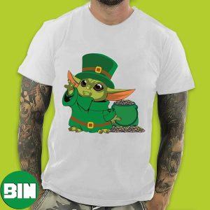 May The Luck Be With You Irish Baby Yoda Star Wars x St Patrick’s Day T-Shirt