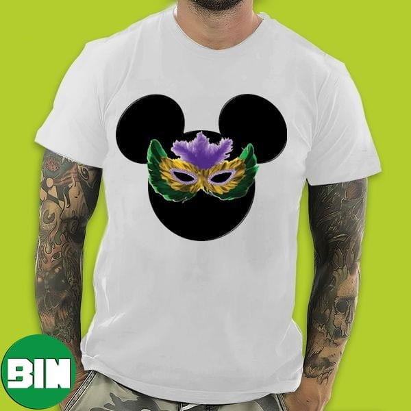 Mickey Mouse Mask The Walt Disney Mardi Gras Unique T-Shirt