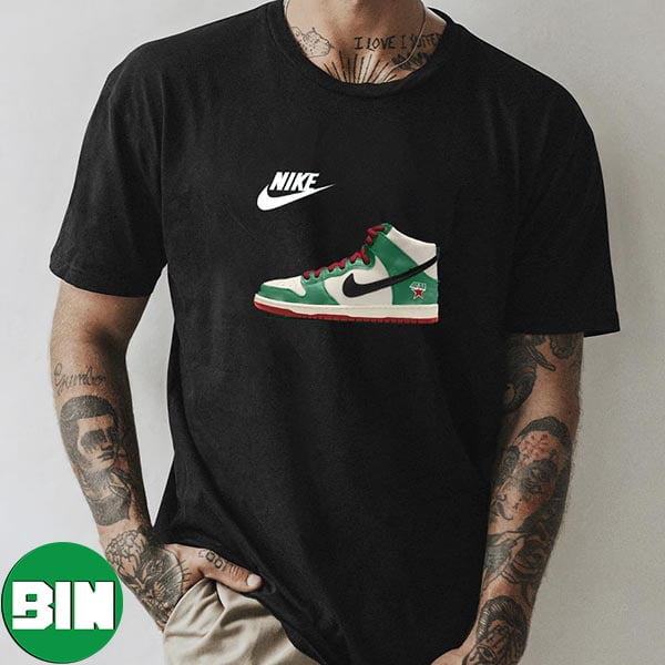 Nike Dunk High x Heineken New Collab Coming This 2023 Unique T-Shirt