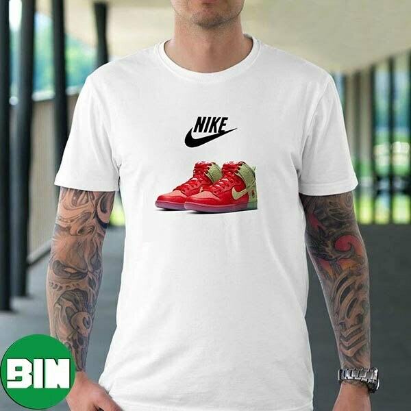 Nike SB Dunk High Pro QS Strawberry Premium T-Shirt