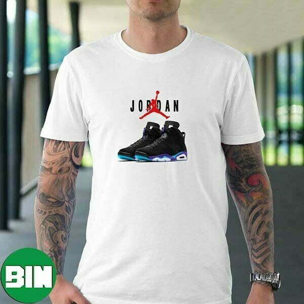 The Air Jordan 6 Aqua Will Release Holiday 2023 Fashion T-Shirt