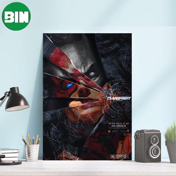 The Flash – Flashpoint DC Comics Flash x Batman – Bat Keaton – Michael Keaton Poster-Canvas