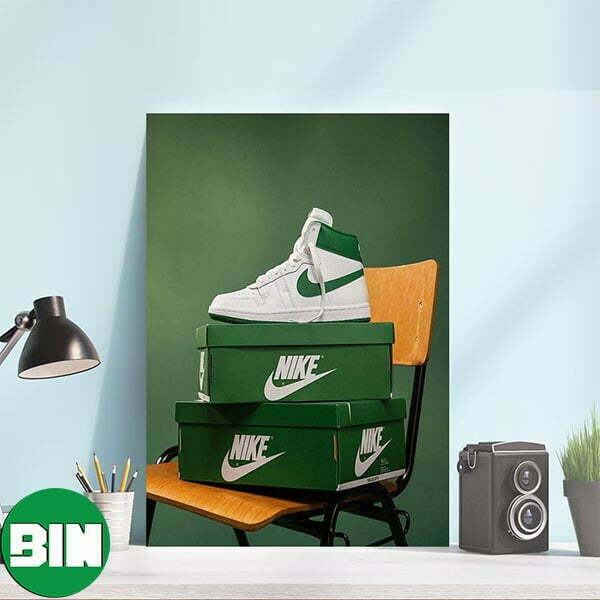 The Nike Air Ship Pine Green Decor Canvas-Poster