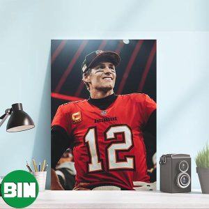 Tom Brady Tampa Bay Buccaneers 23 Season Career Decorations Poster-Canvas
