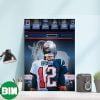 Tom Brady The GOAT Tampa Bay Buccaneers With His Signature Decorations Poster-Canvas