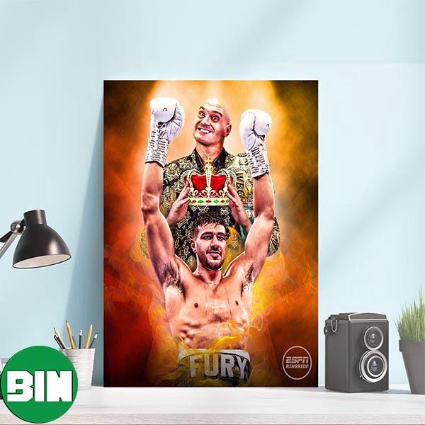 Tommy Fury Remains Undefeated After Beating Jake Paul ESPN Sports Center Decor Canvas-Poster