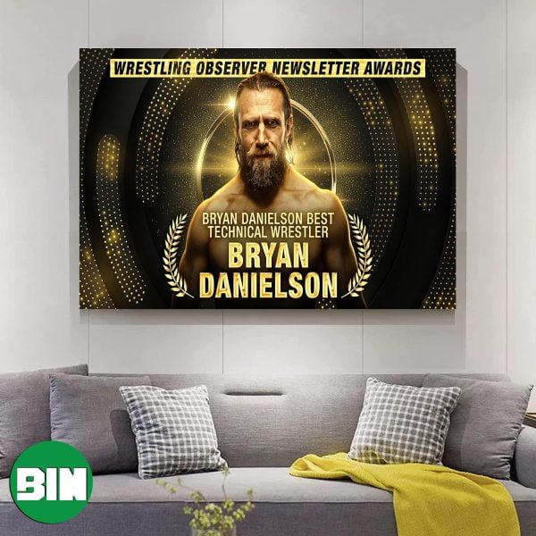 Wrestling Observer Newsletter Awards Bryan Danielson Best Technical Wrestler AEW Canvas-Poster