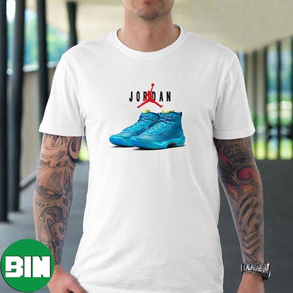 Zion Williamson x Naruto x Air Jordan 37 Rasengan Official Images Fashion T-Shirt