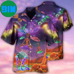 Alien Galaxy Awesome UFO Summer Hawaiian Shirt