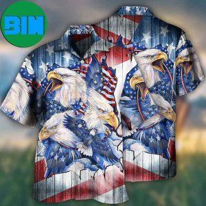 America Eagle Proud Amazing Patriotic Summer Hawaiian Shirt