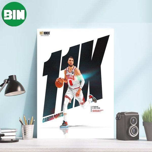 Another Milestone For Flight 8 – 11K Points And Counting In His NBA Career – Zach Lavine Poster-Canvas